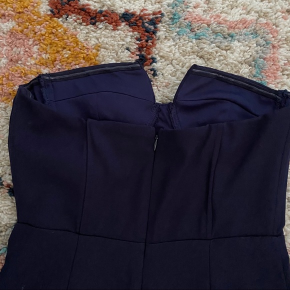 Lulu’s Ladylove Strapless Mermaid Dress in Navy - Picture 7 of 7